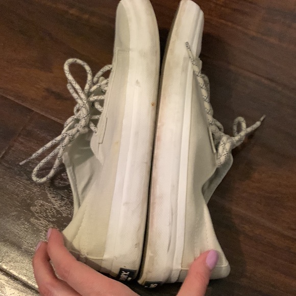 SOLD Off White Canvas Sperry Top-Sider - Picture 7 of 8